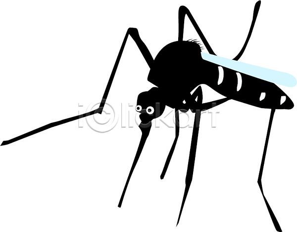 EPS 실루엣 일러스트 해외이미지 고립 곤충 그림 동물 동물원 디자인 만화 모기 생물학 여름(계절) 자연 캐릭터 해외202004 허브