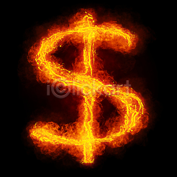 사람없음 JPG 포토 해외이미지 달러 불꽃(불) 빨간색 타이포그라피 해외202004