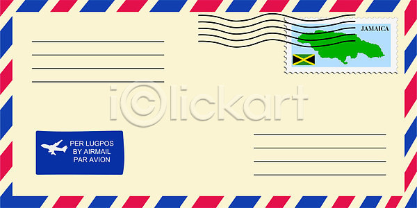 EPS 일러스트 해외이미지 깃발 덮개 디자인 메시지 미술 배너 봉투 사무실 우표 인터넷 자메이카 종이 지도 추상 편지 해외202004 해외일러스트