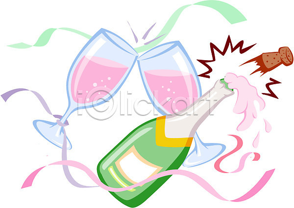 사람없음 EPS 일러스트 생일 샴페인 술병 양주 오브젝트 와인 와인병 와인잔 음식 이벤트 잔 주류 축제 클립아트 파티