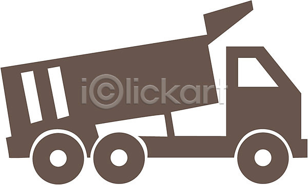 사람없음 EPS 아이콘 건설업 공사 공사차량 산업 운반 육상교통 클립아트 트럭 흙