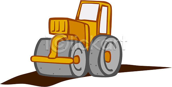 사람없음 EPS 아이콘 건설업 공사 공사차량 롤러 산업 운반 육상교통 중장비 지게차 트럭 흙