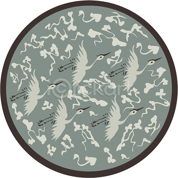 사람없음 EPS 일러스트 고려청자 도자기 동물 동물문양 무늬 문양 오브젝트 유물 전통 조류 청자 클립아트 패턴 학 한국