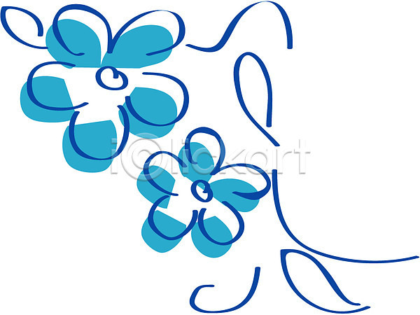 사람없음 EPS 아이콘 꽃 식물 자연 장미 클립아트 파란색 풍경(경치)
