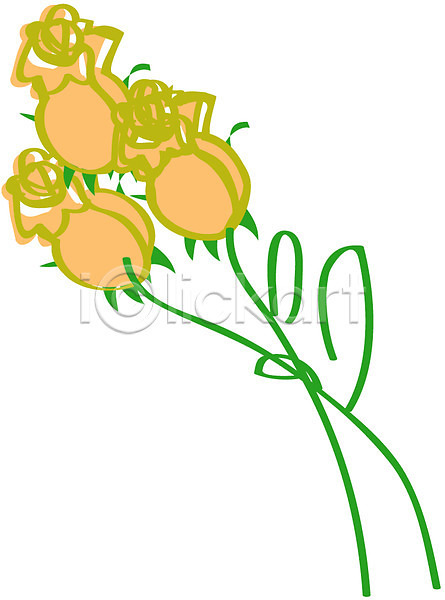 사람없음 EPS 아이콘 꽃 식물 여름꽃 자연 장미 클립아트 풍경(경치)