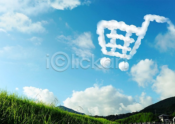사람없음 PSD 편집이미지 구름(자연) 뭉게구름 백그라운드 쇼핑 식물 자연 카트 편집 풀(식물) 하늘