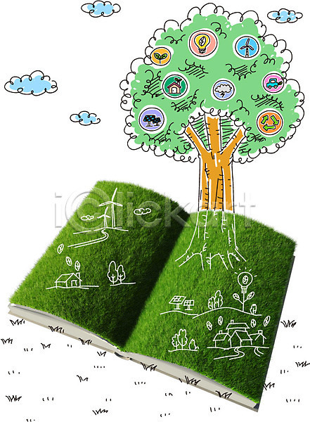 사람없음 AI(파일형식) 편집이미지 포토일러 구름(자연) 그린캠페인 나무 새싹 식물 에코 자동차 자연보호 잔디 재활용 전구 주택 책 초록색 캠페인 풍력에너지 화살표