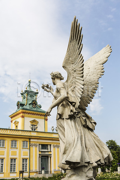 사람없음 JPG 포토 궁전 동상 동유럽 바르샤바 빌라노우궁전 야외 유럽 주간 폴란드 풍경(경치) 해외풍경