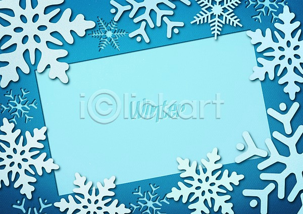 사람없음 PSD 편집이미지 겨울 계절 기념일 눈(날씨) 눈꽃 눈송이 종이 컨셉 크리스마스 페이퍼아트 포스터 표지 프레임 활용