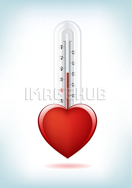 따뜻함 사랑 사람없음 EPS 일러스트 해외이미지 기구 백그라운드 빨간색 섭씨 열 온도 온도계 지시 하트 해외202004