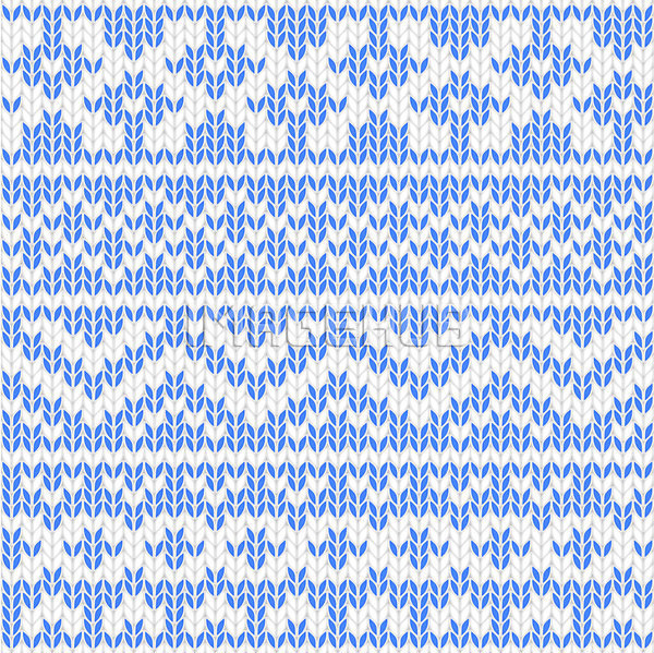 사람없음 EPS 일러스트 해외이미지 노르딕(디자인) 디자인 뜨개질 지그재그 파란색 패턴 해외202004