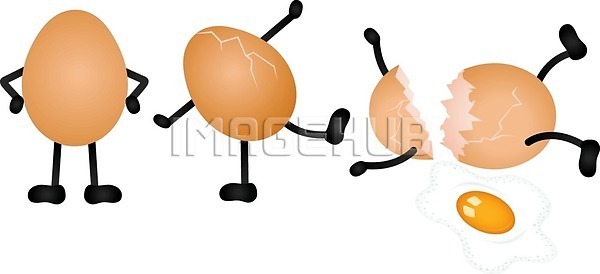 떨어짐 신선 EPS 일러스트 해외이미지 계란 고립 균열 그래픽 깨짐 껍질 만화 먹이 요리 음식 재료 치킨 클립아트 해외202004 해외일러스트