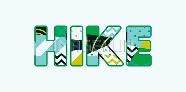 산책 아이디어 EPS 일러스트 해외이미지 걷기 단어 들기 리프트 미술 여행 자국 컨셉 타이포그라피 테마 하이커 하이킹 해외202004 해외일러스트