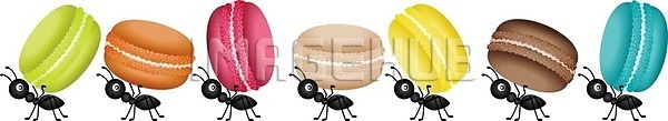 EPS 일러스트 해외이미지 개미 고립 곤충 과자 그래픽 동물 마카롱 만화 맛 먹기 사탕 설탕 세트 스크랩북 요리 음식 전통 칼로리 컬러풀 케이크 크림 클립아트 프랑스 프랑스어 해외202004 해외일러스트