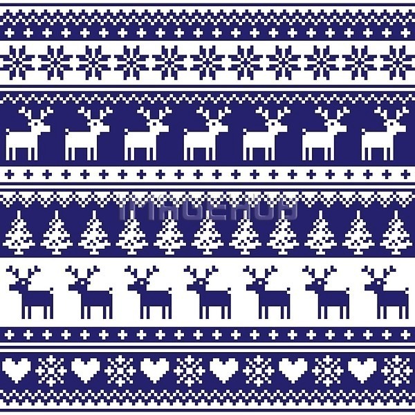 사람없음 EPS 일러스트 해외이미지 겨울 노르딕(디자인) 눈꽃 디자인 뜨개질 루돌프 크리스마스트리 파란색 패턴 픽셀 하트 해외202004