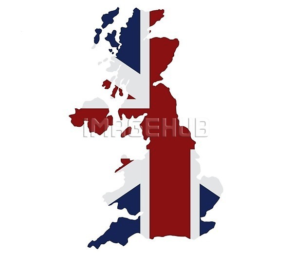 EPS 일러스트 해외이미지 고립 깃발 배너 백그라운드 선 여행 영국 윤곽 잉글랜드 잭 지도 지리 큼 해외202004