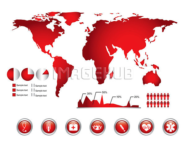 사람없음 EPS 일러스트 해외이미지 디자인 비즈니스 빨간색 인포그래픽 정보 지도 해외202004