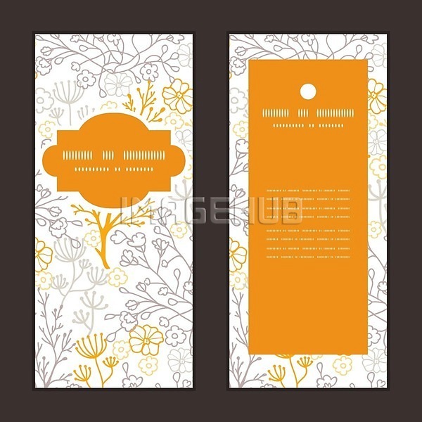 화려 사람없음 EPS 일러스트 해외이미지 꽃 꽃무늬 노란색 디자인 배너 세트 패턴 프레임 해외202004