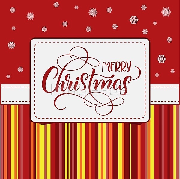 축하 사람없음 EPS 일러스트 해외이미지 눈꽃무늬 디자인 레터링 백그라운드 빨간색 손그림 크리스마스 타이포그라피 해외202004