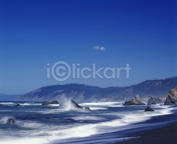 사람없음 JPG 포토 해외이미지 구름(자연) 미국 바다 산 야외 주간 캘리포니아 하늘 해변 해외202004 해외풍경