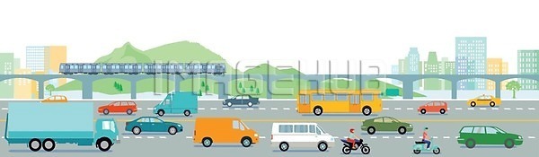 남자 여자 EPS 일러스트 해외이미지 고속도로 교통시설 기차 도로 도시 백그라운드 버스 센터 자동차 전철 짐차 해외202004 해외일러스트 화물