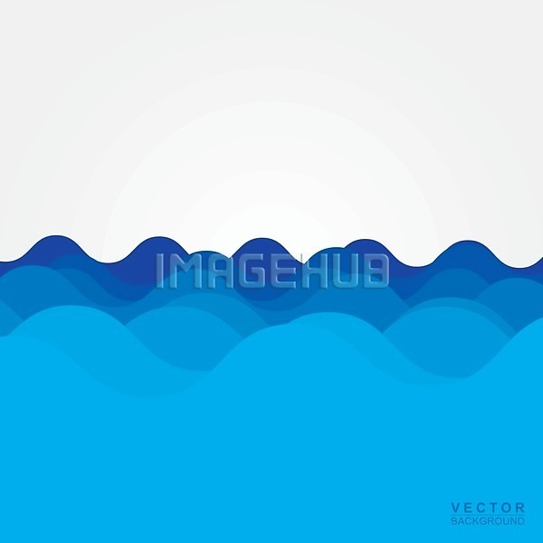 떨어짐 EPS 일러스트 해외이미지 그래픽 디자인 물 미술 바다 백그라운드 벽지 여름(계절) 일본 자연 질감 추상 파도 파란색 패턴 해외202004 흰색