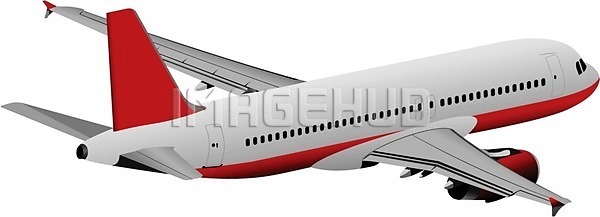 EPS 실루엣 일러스트 해외이미지 가로 공항 교통시설 날개(비행) 마무리 모션 바퀴 방향 비행기 빛 상업 승객 여행 이륙 착륙 하늘 해외202004 해외일러스트 활주로