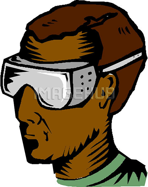EPS 일러스트 해외이미지 노동자 벽돌 석공 안경 업무 장갑 직업 해외202004 헬멧