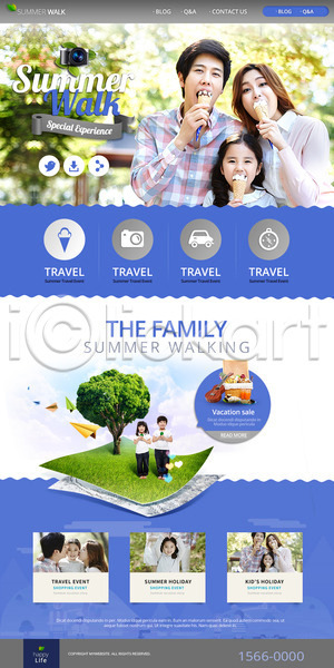 남자 동양인 성인 어린이 여러명 여자 한국인 PSD 사이트템플릿 웹템플릿 템플릿 가족 계절 나무 랜딩페이지 소풍 아이스크림 여름(계절) 웹 카메라 키스 홈페이지