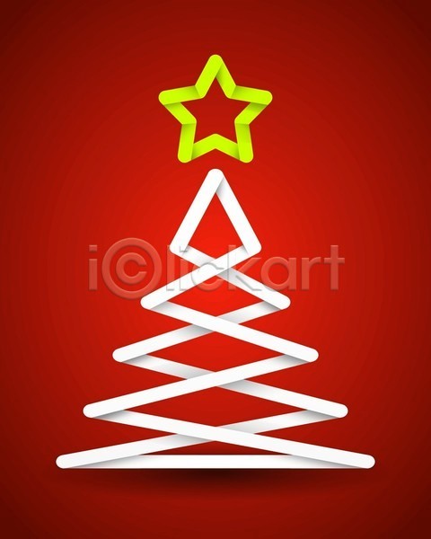 축하 특별함 사람없음 EPS 일러스트 해외이미지 디자인 리본 별 빨간색 크리스마스 크리스마스트리 해외202004