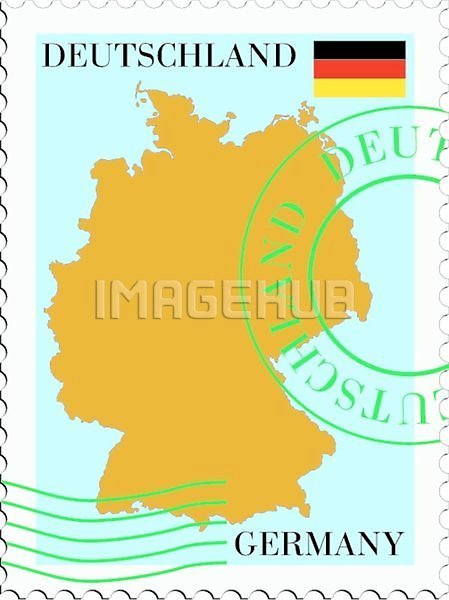 EPS 일러스트 해외이미지 깃발 독일 디자인 미술 배너 사무실 우표 인터넷 종이 지도 추상 편지 해외202004