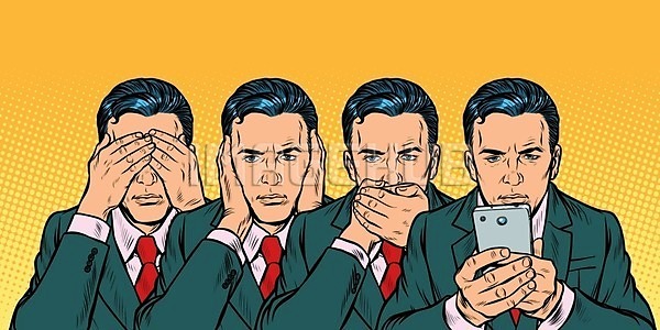 침묵 50대 60대 백인 사람 성인 EPS 일러스트 해외이미지 경영자 귀 금지 나쁜 노동자 대화 듣기 리더 만화 말하기 미술 백그라운드 벙어리 복고 비즈니스 비즈니스맨 사무실 세트 손 수집 수확 스마트폰 시각장애인 얼굴 업무 원숭이 응시 인터넷 입 컨셉 코믹 통신 팝 표현 해외202004 해외일러스트 핸드폰 흰색