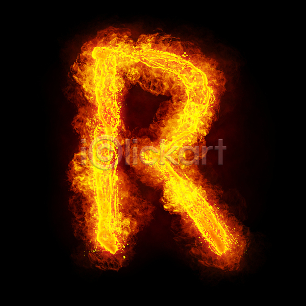사람없음 JPG 포토 해외이미지 R 불꽃(불) 빨간색 타이포그라피 해외202004
