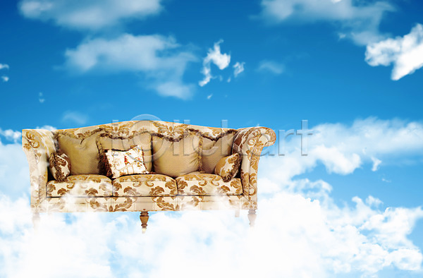 아이디어 휴식 사람없음 JPG 포토 해외이미지 가구 구름(자연) 꿈 내부 디자인 미술 백그라운드 소파 아파트 안락 우주 천국 추상 컨셉 탁자 파라다이스 하늘 해외202004 흰색