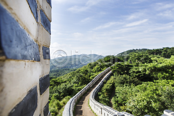 사람없음 JPG 포토 계절 나무 남한산성 성곽길 성벽 식물 야외 여름(계절) 주간 풍경(경치) 하늘 한국