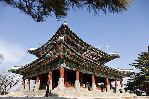 사람없음 JPG 포토 건축물 남한산성 수어장대 야외 주간 풍경(경치) 하늘 한국 한국문화