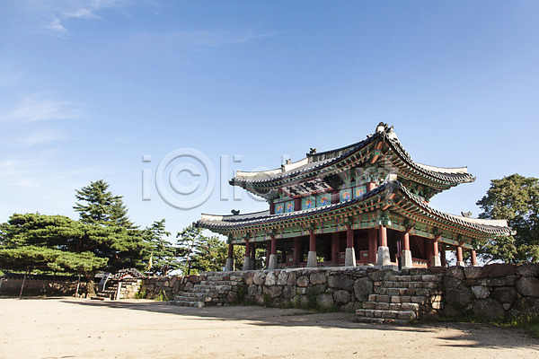 사람없음 JPG 포토 건축물 계절 나무 남한산성 수어장대 식물 야외 여름(계절) 주간 풍경(경치) 하늘 한국 한국문화