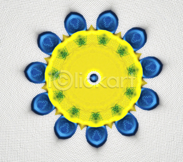 사람없음 JPG 아이콘 일러스트 포토 해외이미지 강렬 꽃 노란색 대칭 디자인 백그라운드 원형 장식 질감 추상 컬러풀 파란색 패턴 해외202004