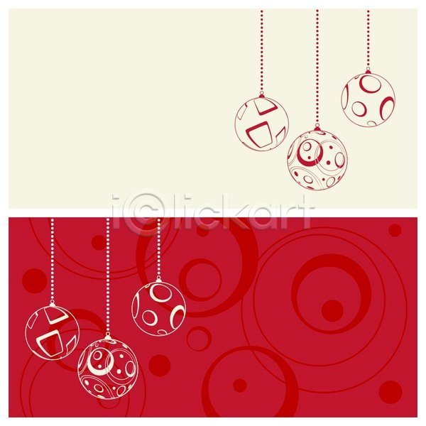 사람없음 EPS 일러스트 해외이미지 디자인 매달리기 백그라운드 베이지색 빨간색 오너먼트 장식 장식볼 크리스마스 크리스마스장식 해외202004