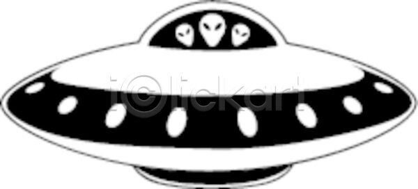 EPS 실루엣 일러스트 해외이미지 UFO 검은색 그래픽 사인 외계인 우주 우주선 은하계 추상 해외202004 해외일러스트