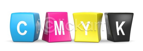 사람없음 3D JPG 일러스트 포토 해외이미지 4 검은색 그래픽 노란색 만화 백그라운드 산업 언론 인쇄 잉크 자주색 청록색 출판 컨셉 큐브 타이포그라피 팔레트 페인트 해외202004 해외포토 흰배경 흰색