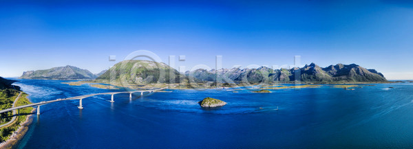 사람없음 JPG 포토 해외이미지 노르웨이 도로 섬 스칸디나비아 안테나 여행 파노라마 풍경 해외202004 해외포토