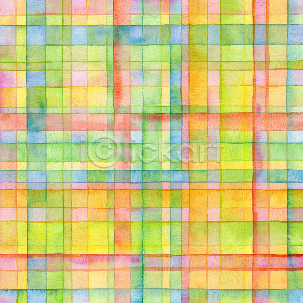 사람없음 JPG 포토 해외이미지 그림 물감 백그라운드 붓터치 수채화(물감) 질감 체크무늬 추상 컬러풀 해외202004