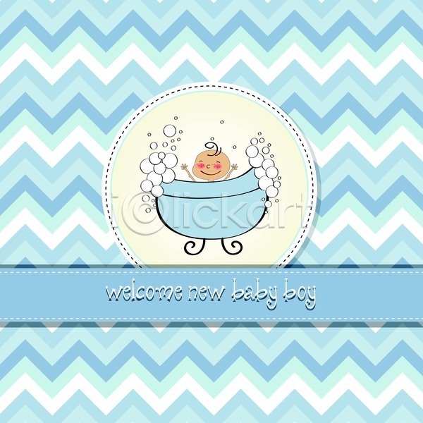 러블리 아기 한명 EPS 아이콘 일러스트 해외이미지 거품 기념일 만세 목욕 미소(표정) 백그라운드 욕조 초대 카드(감사) 타이포그라피 파란색