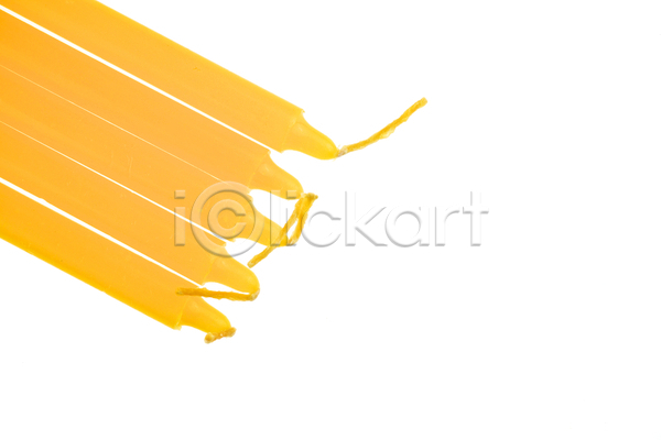 사람없음 JPG 포토 해외이미지 고립 노란색 백그라운드 불 빛 왁스 해외202004 향 흰색
