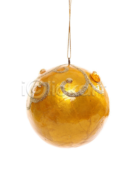 사람없음 JPG 포토 해외이미지 공 노란색 매달리기 장식 장식볼 축제 크리스마스 해외202004