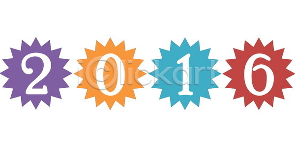 새로움 축하 행복 사람없음 JPG 일러스트 포토 해외이미지 2016년 그래픽 날짜 달력 백그라운드 별 빨간색 신용카드 연도 오렌지 인사 컬러풀 해외202004 해외포토 휴가 흰색