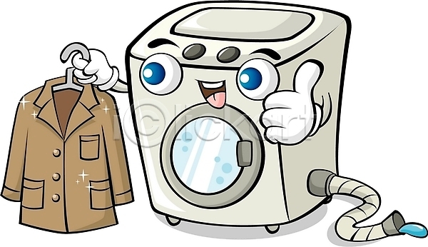 사람없음 EPS 일러스트 가전제품 빨래 빨랫감 생활가전 생활서비스 서비스 세탁기 세탁소 옷 전자제품 정장 캐릭터 홍보캐릭터