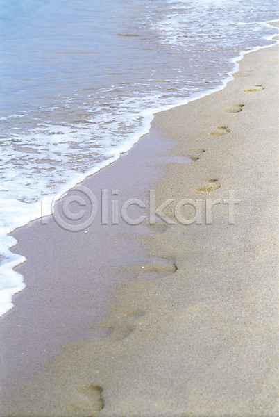사람없음 JPG 포토 모래사장 바다 발자국 야외 여행 자연 주간 파도 풍경(경치) 해변 휴가