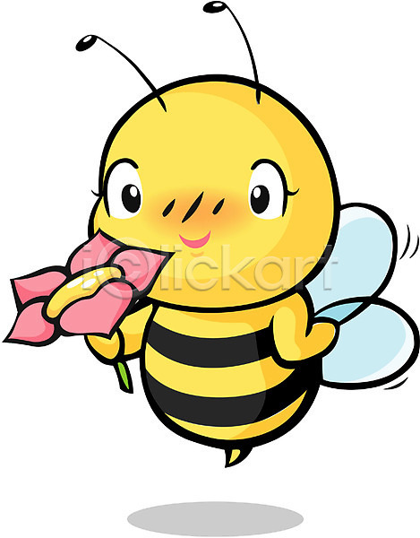 사람없음 EPS 일러스트 계절 곤충 곤충캐릭터 꽃 꿀벌 동물 동물캐릭터 벌(곤충) 봄 애니멀프린트 절지류 캐릭터 클립아트